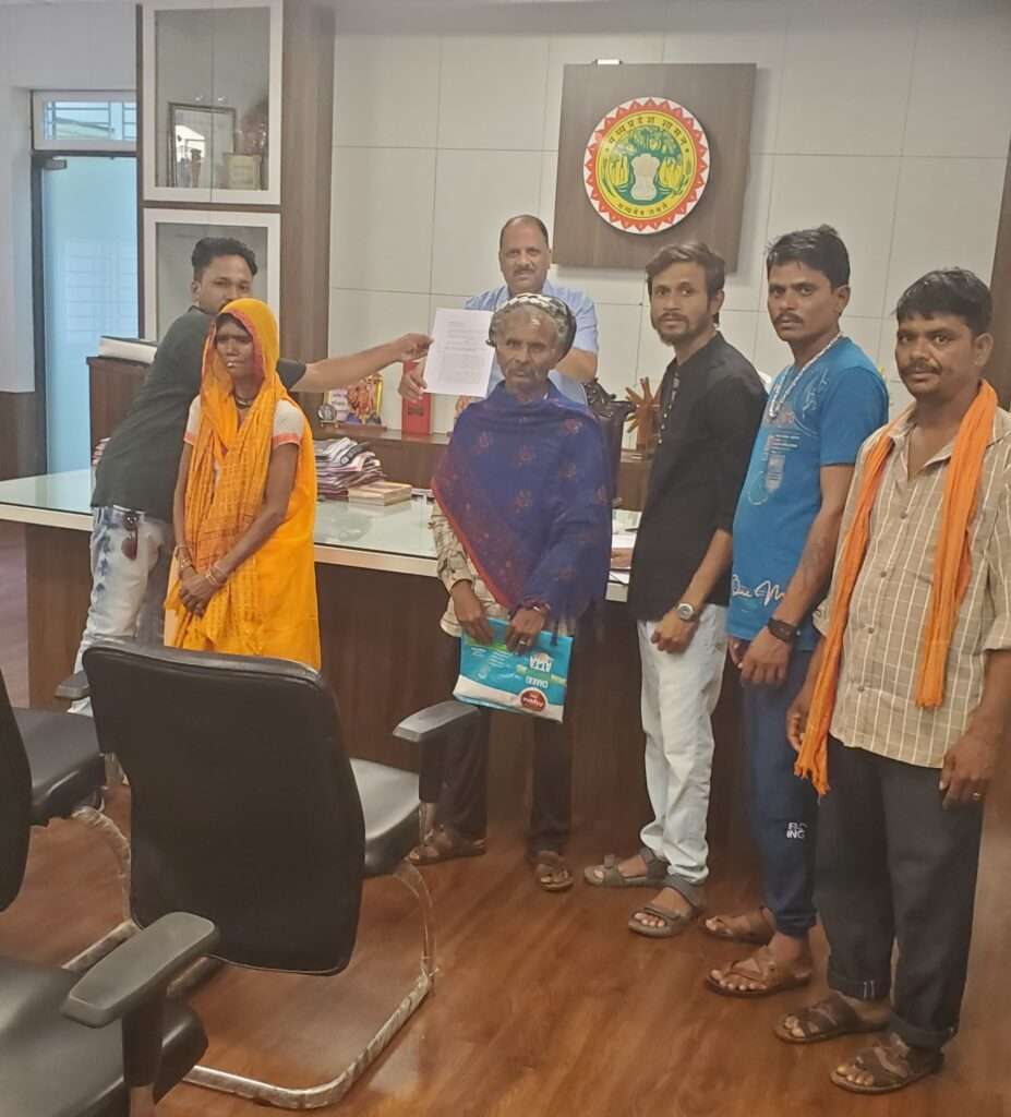 poor tribals kept wandering for silver fir lodged after collectors intervention