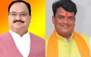 jp nadda and nagarsingh chouhan