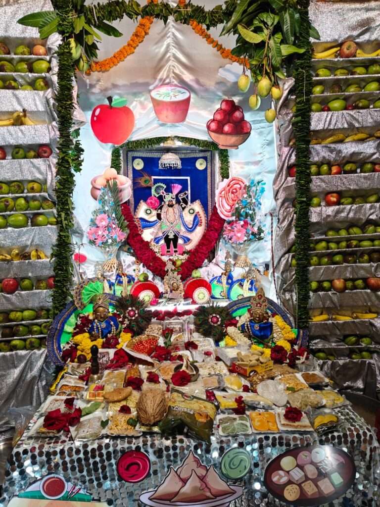 भगवान श्री चारभुजा नाथ जी को छप्पन भोग लगाया बड़ी खट्टाली अलीराजपुर