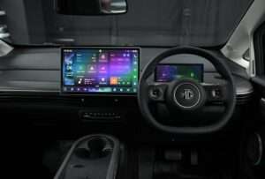 MG Windsor Ev car interior