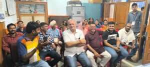 बैठक में उपस्थित ग्राहक मध्य प्रदेश ग्रामीण बैंक खट्टाली