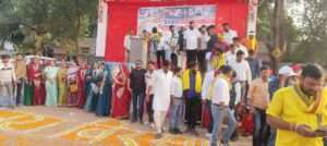 बिरसा जयंती बड़ी खट्टाली में विशाल कार्यक्रम आयोजित कर मनाई गई