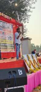 सामाजिक कार्यकर्ता नितेश अलावा बिरसा जयंती पर अपने विचार व्यक्त करते हुए