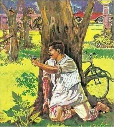 आजाद ने बंदूक की आखिरी गोली खुद को ही मार ली