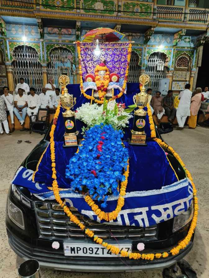 महेश नवमी महोत्सव पर माहेश्वरी समाज ने निकाली भव्य प्रभात फेरी और चल समारोह, विविध कार्यक्रमों से गूंजा चारभुजा धाम