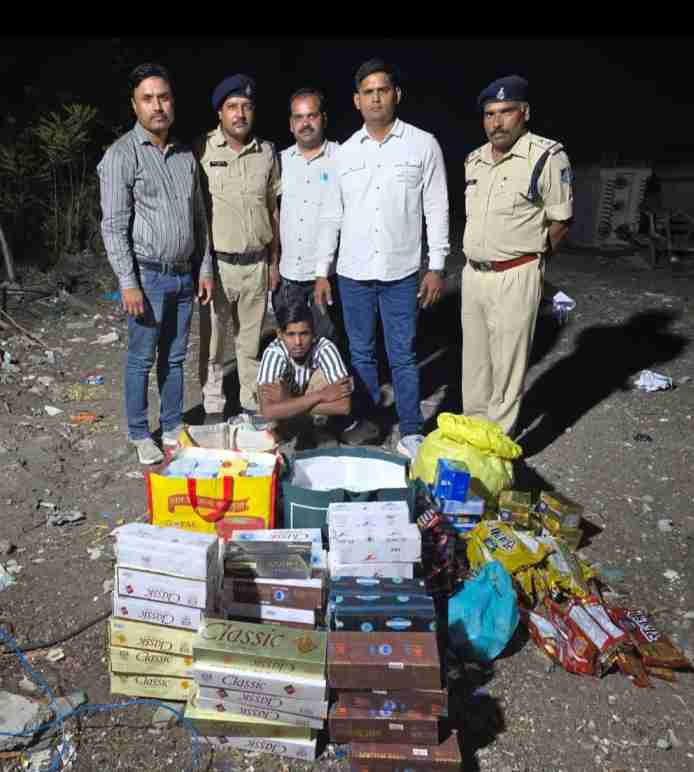 भंवरकुआ पुलिस की त्वरित कार्रवाई, खंडवा नाका स्थित पान दुकान चोरी का 24 घंटे में खुलासा
