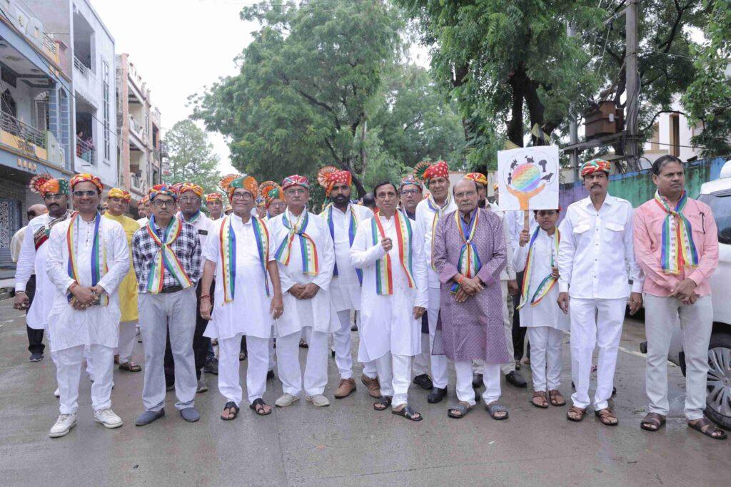 शोभायात्रा के साथ बड़ी खट्टाली में हुआ साध्वी श्री श्रद्धानिधिजी का चातुर्मासिक मंगल प्रवेश