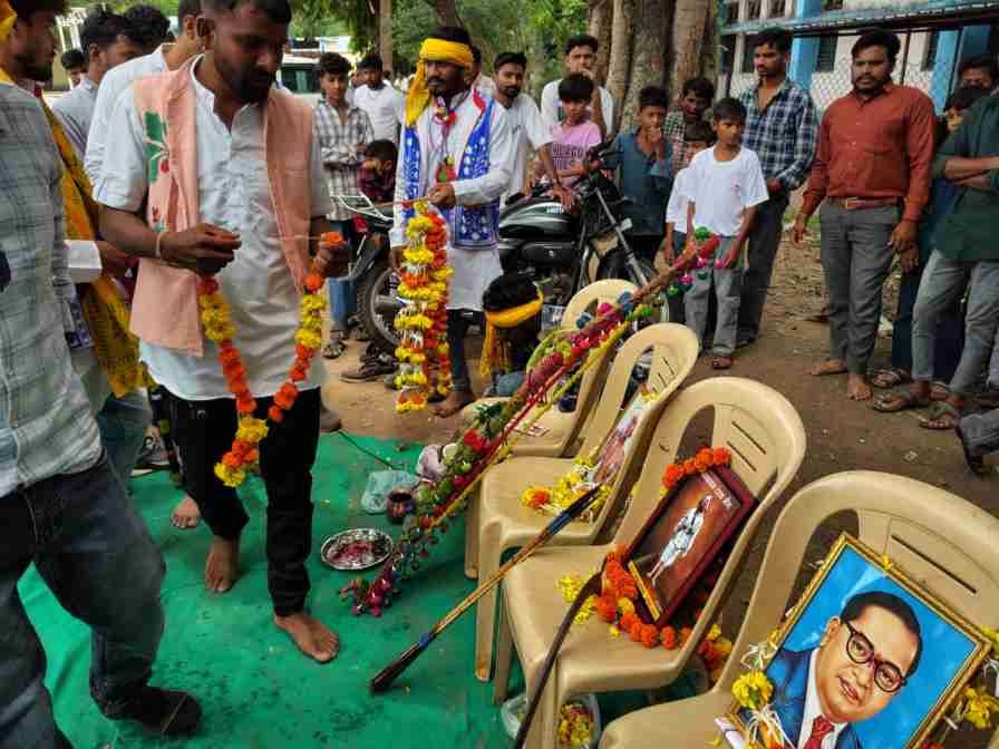ग्राम बड़ी खट्टाली में धूमधाम से मनाया गया विश्व आदिवासी दिवस